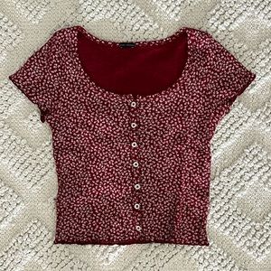 brandy melville button top